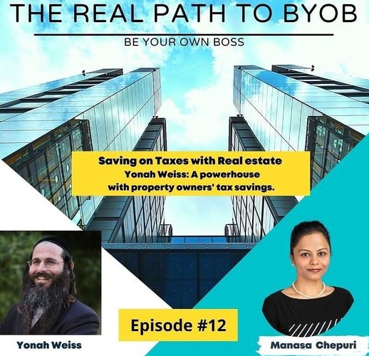 Episode 12: Yonah Weiss: Saving on Taxes with Real estate